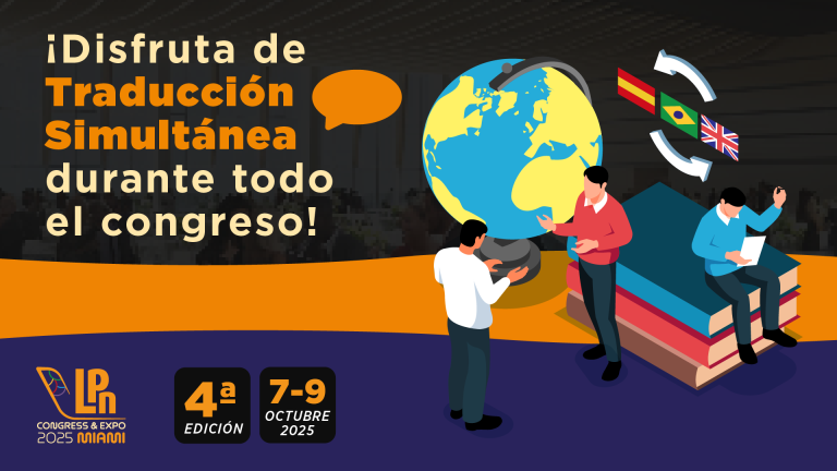 ¡Traducción simultánea durante todo el congreso del LPN!